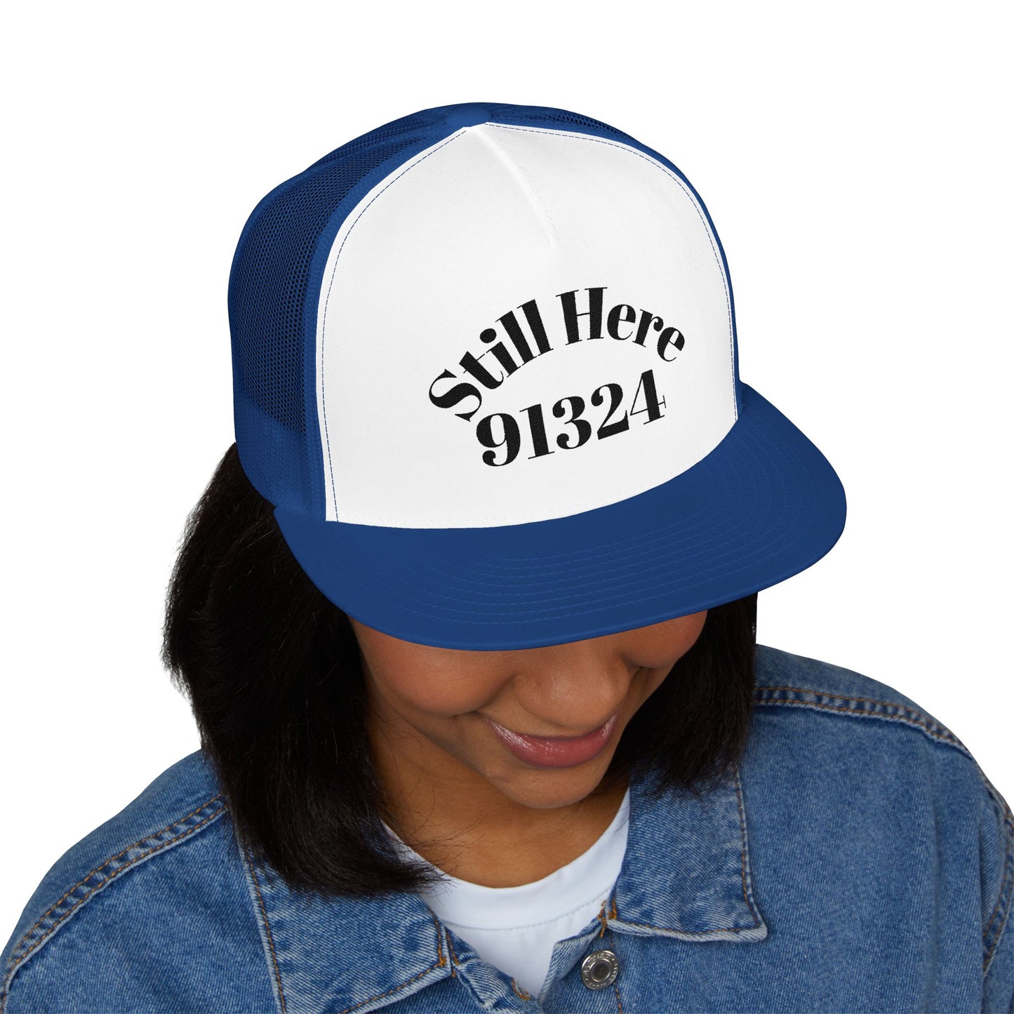 Embroidered 5 Panel Trucker Cap - Casual Cool, Perfect for Outdoors, Festivals, or Everyday Wear, Gift for Him/Her