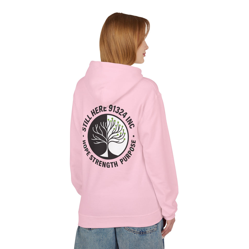 Unisex Fleece Hoodie - Hope Strength Purpose Design