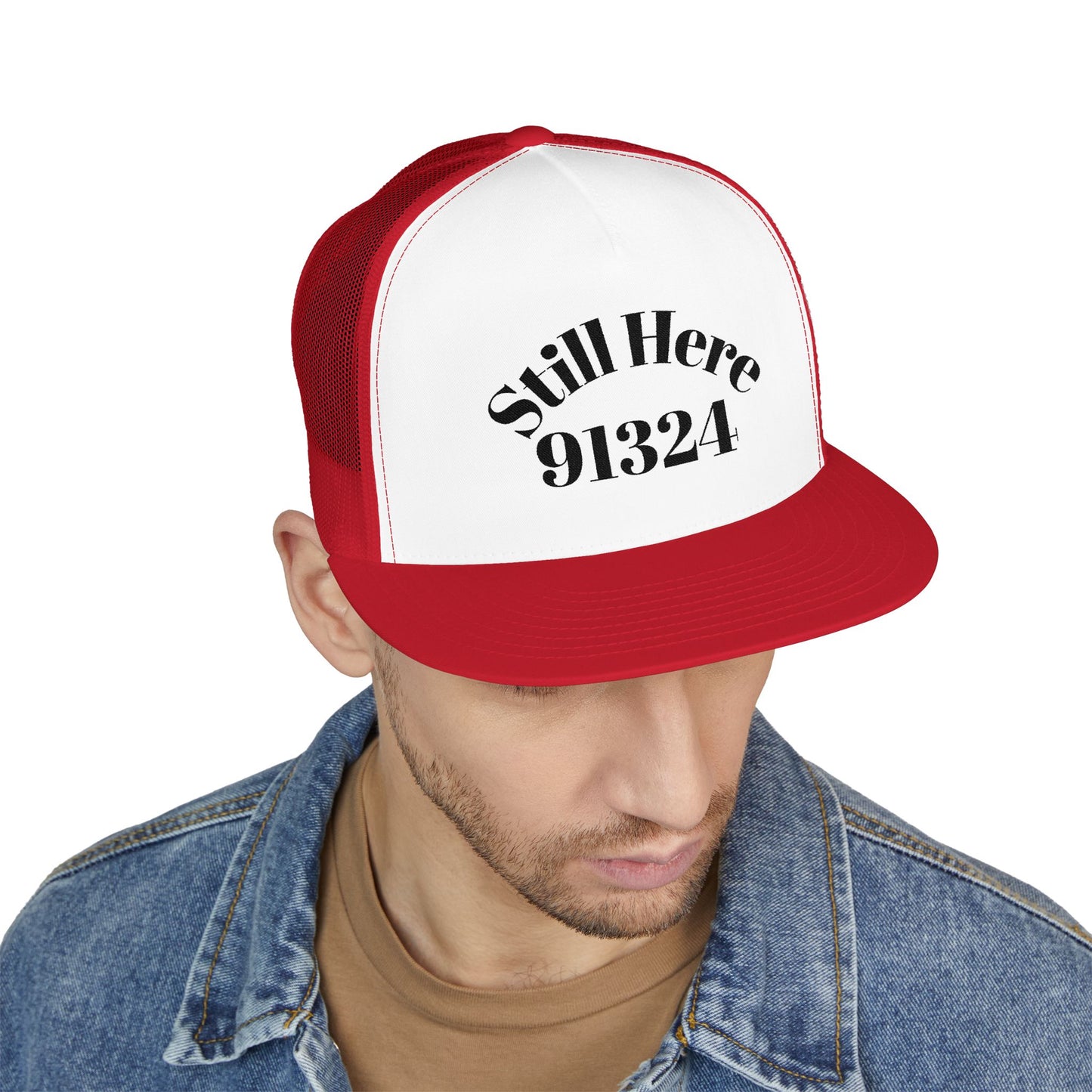 Embroidered 5 Panel Trucker Cap - Casual Cool, Perfect for Outdoors, Festivals, or Everyday Wear, Gift for Him/Her