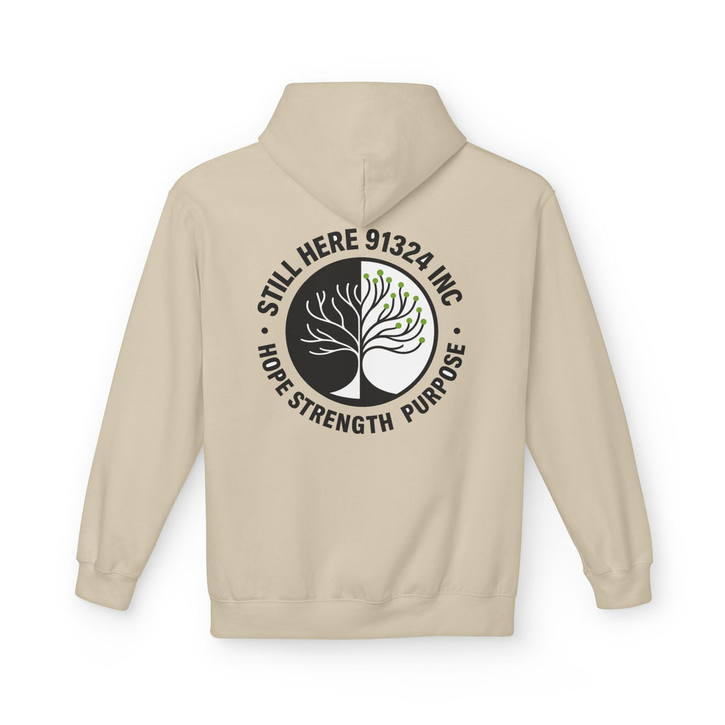 Unisex Fleece Hoodie - Hope Strength Purpose Design