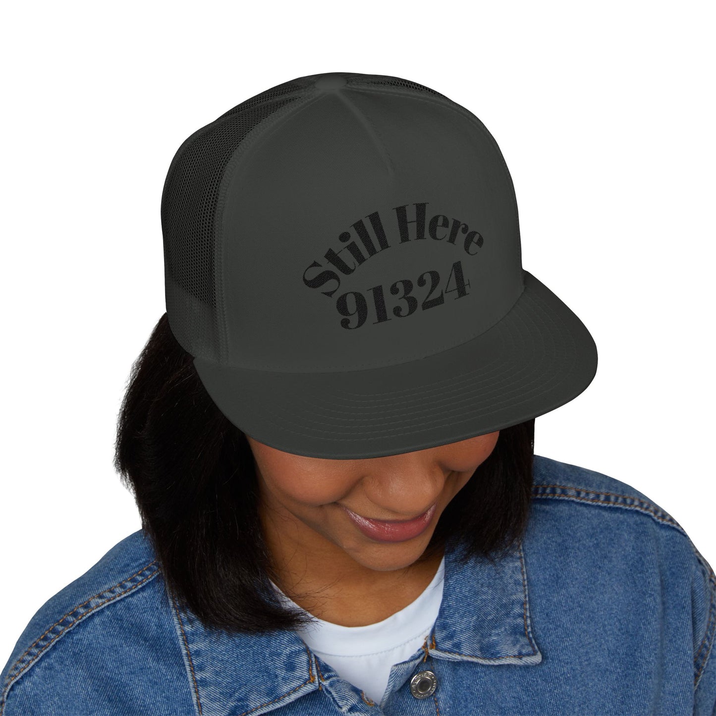 Embroidered 5 Panel Trucker Cap - Casual Cool, Perfect for Outdoors, Festivals, or Everyday Wear, Gift for Him/Her