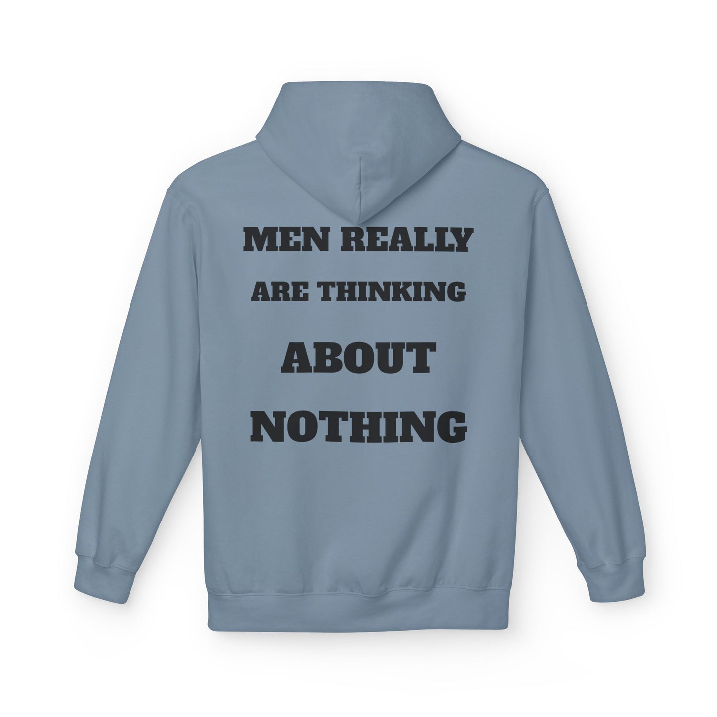 Men's Thoughtful Fleece Hoodie, Unisex Casual Wear, Gift for Him, Funny Hoodie, Comfortable Everyday Styling