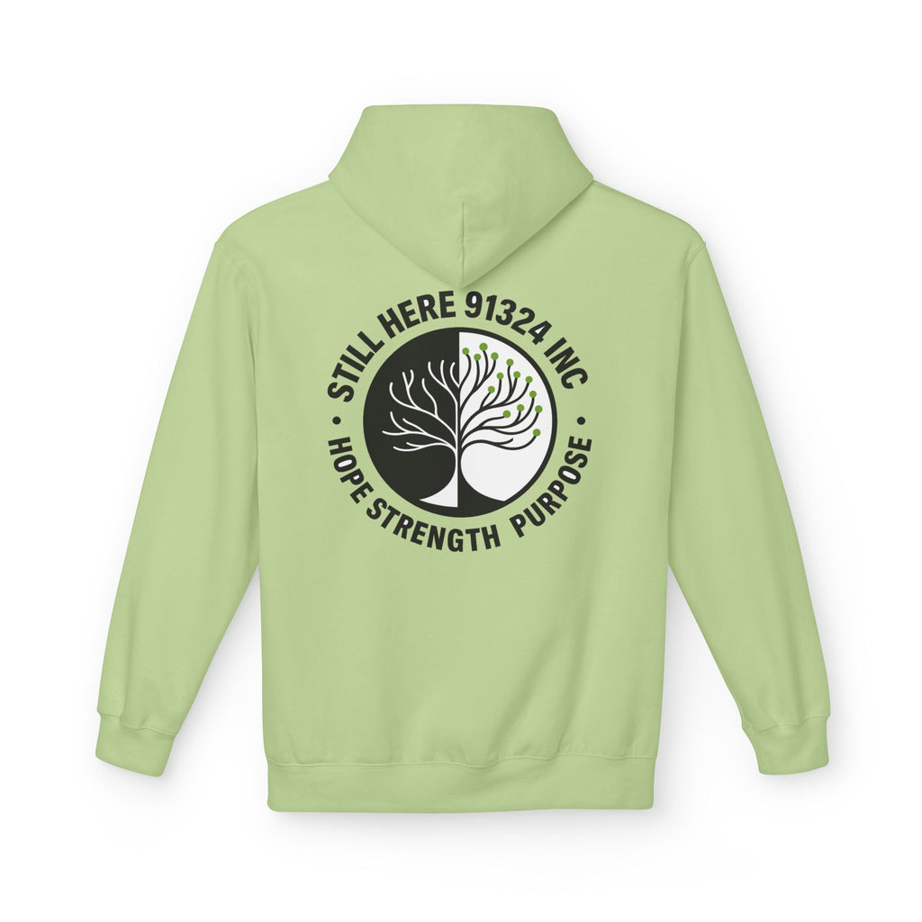 Unisex Fleece Hoodie - Hope Strength Purpose Design