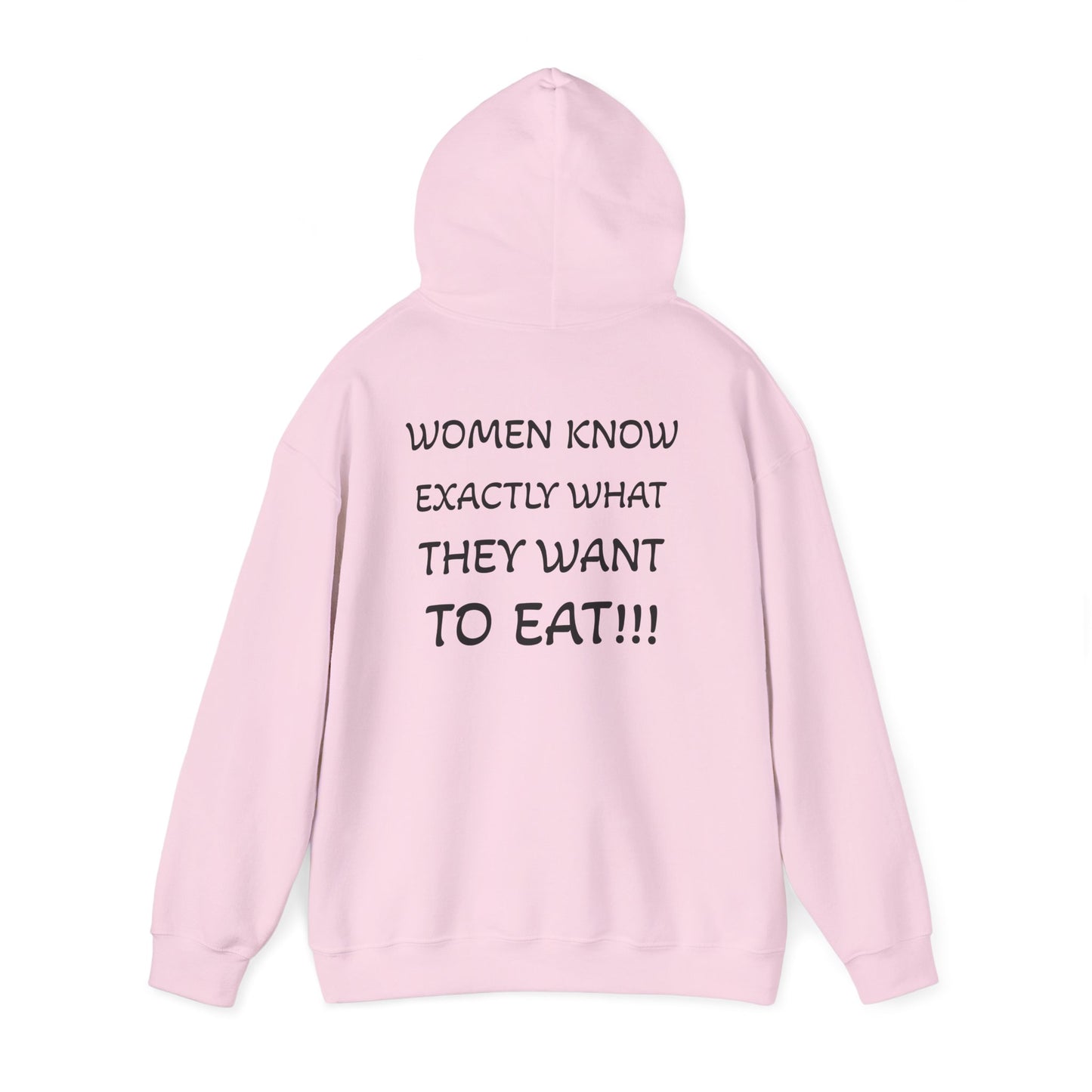 Funny Women's Food Humor Hoodie, Gift for Food Lovers, Cozy Sweatshirt for Casual Wear, Perfect for Birthdays, Holidays, or Parties