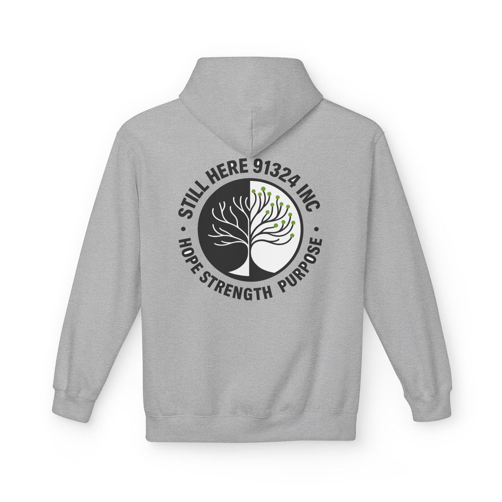 Unisex Fleece Hoodie - Hope Strength Purpose Design