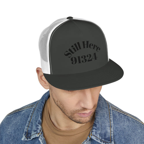 Embroidered 5 Panel Trucker Cap - Casual Cool, Perfect for Outdoors, Festivals, or Everyday Wear, Gift for Him/Her