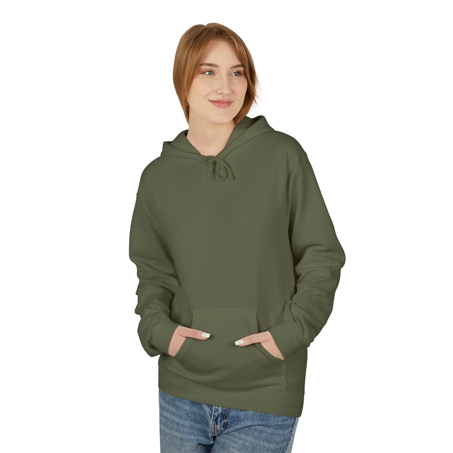 Men's Thoughtful Fleece Hoodie, Unisex Casual Wear, Gift for Him, Funny Hoodie, Comfortable Everyday Styling