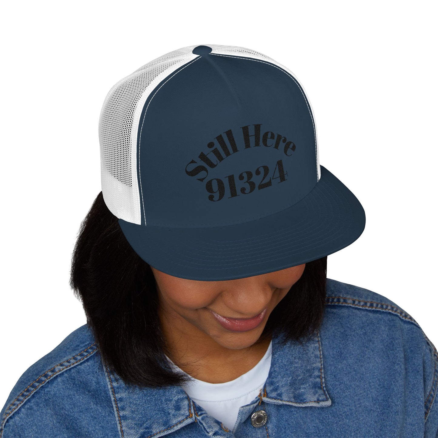 Embroidered 5 Panel Trucker Cap - Casual Cool, Perfect for Outdoors, Festivals, or Everyday Wear, Gift for Him/Her