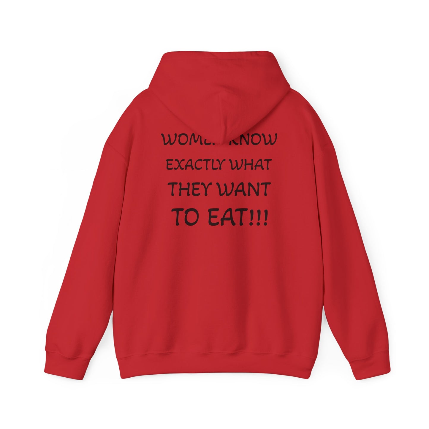 Funny Women's Food Humor Hoodie, Gift for Food Lovers, Cozy Sweatshirt for Casual Wear, Perfect for Birthdays, Holidays, or Parties