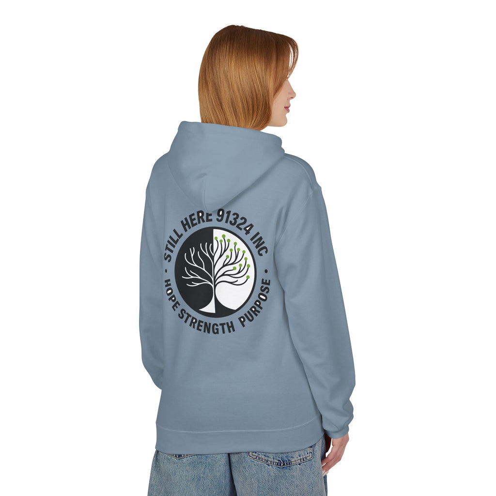 Unisex Fleece Hoodie - Hope Strength Purpose Design