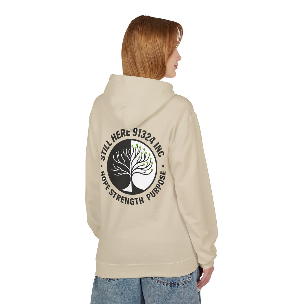 Unisex Fleece Hoodie - Hope Strength Purpose Design