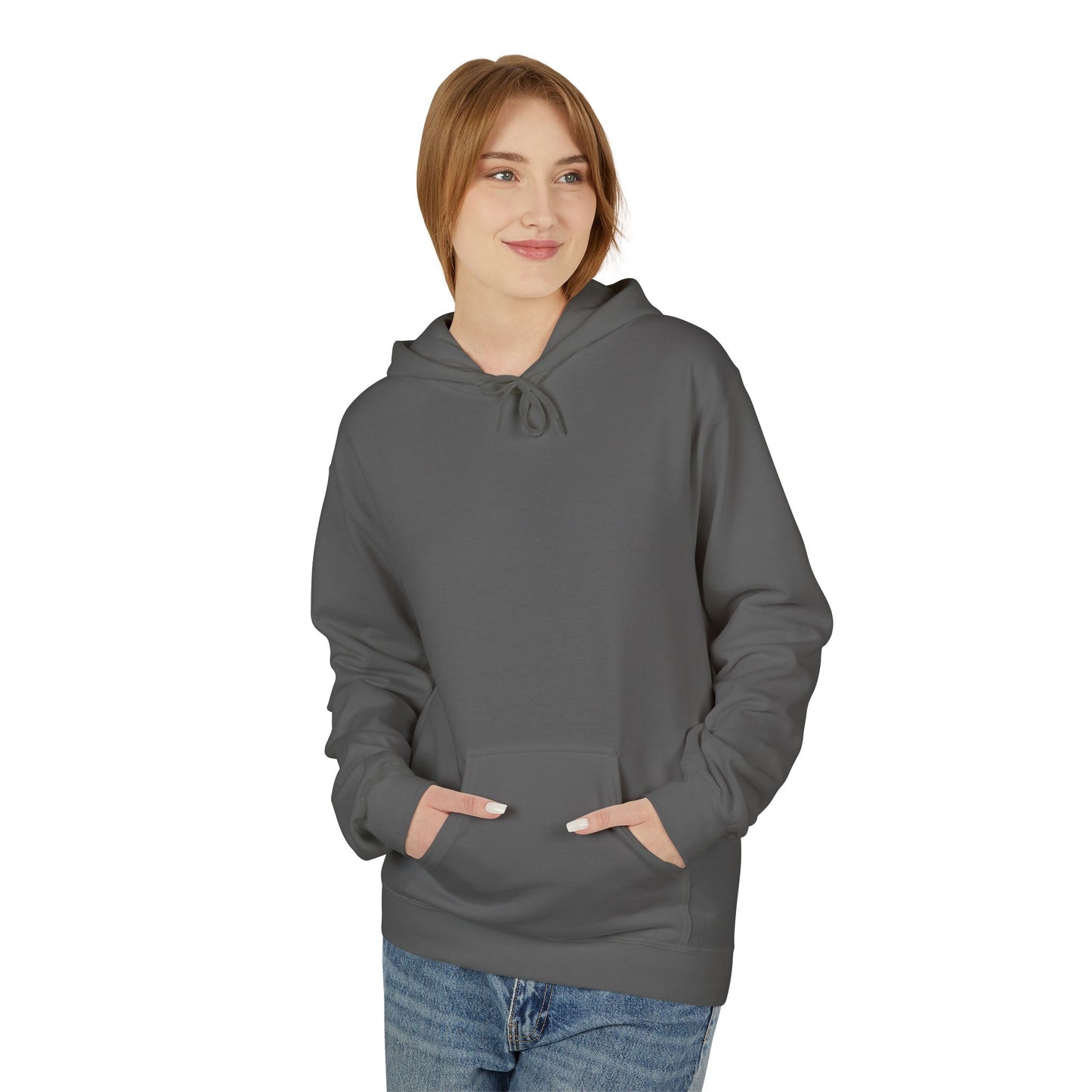 Men's Thoughtful Fleece Hoodie, Unisex Casual Wear, Gift for Him, Funny Hoodie, Comfortable Everyday Styling