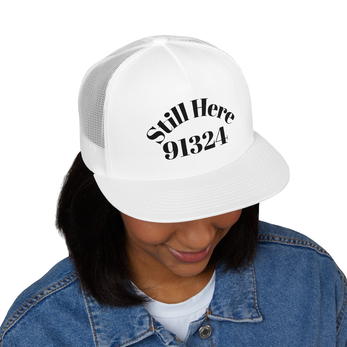 Embroidered 5 Panel Trucker Cap - Casual Cool, Perfect for Outdoors, Festivals, or Everyday Wear, Gift for Him/Her