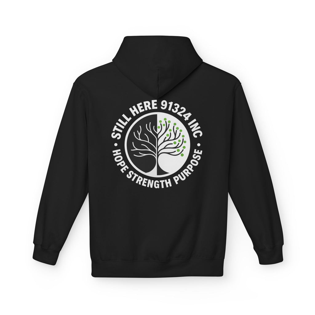 Unisex Fleece Hoodie - Hope Strength Purpose Design