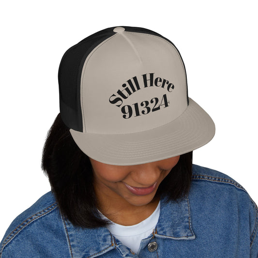 Embroidered 5 Panel Trucker Cap - Casual Cool, Perfect for Outdoors, Festivals, or Everyday Wear, Gift for Him/Her
