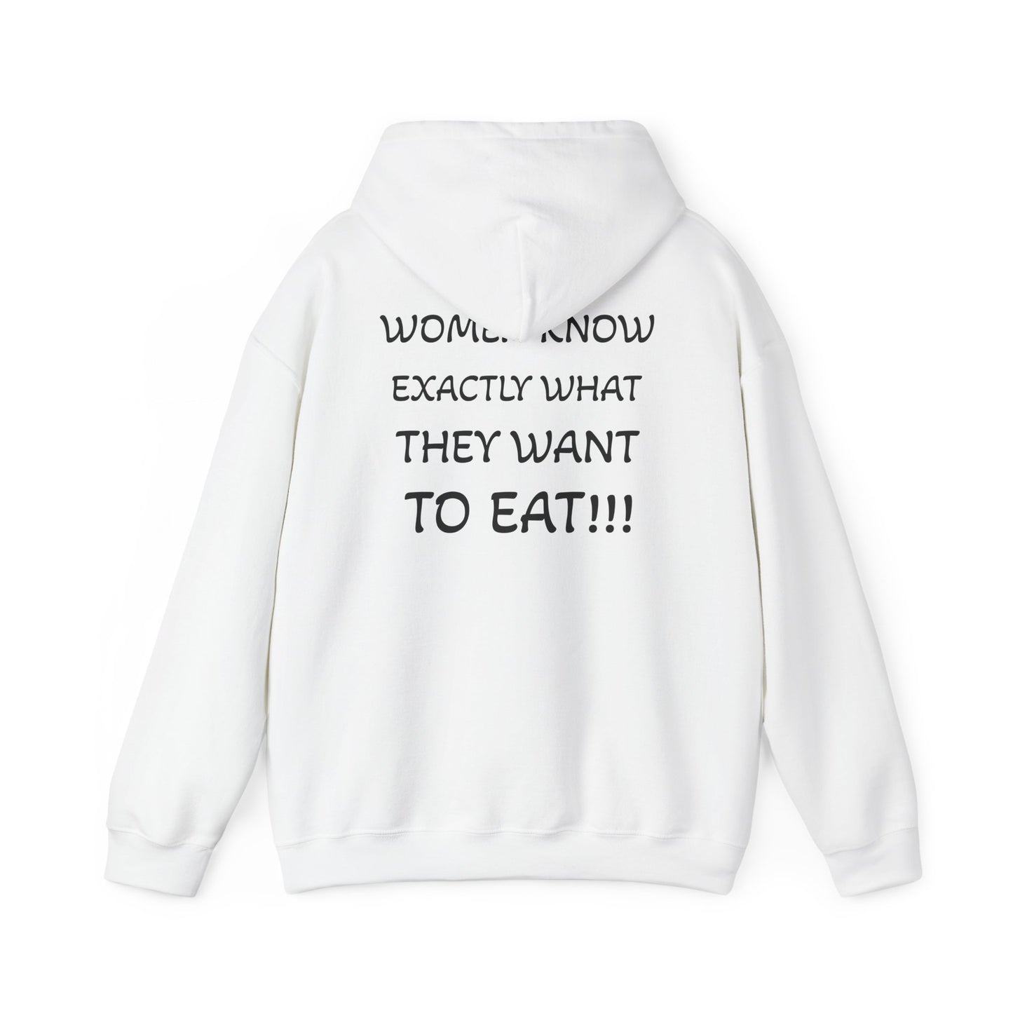 Funny Women's Food Humor Hoodie, Gift for Food Lovers, Cozy Sweatshirt for Casual Wear, Perfect for Birthdays, Holidays, or Parties