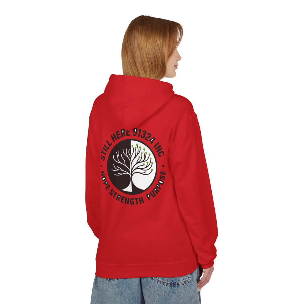 Unisex Fleece Hoodie - Hope Strength Purpose Design