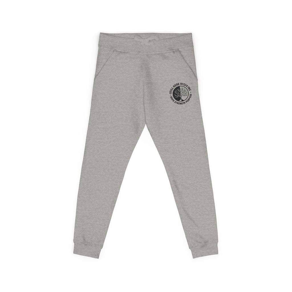 Embroidered Cozy Fleece Sweatpants — Vintage Moon Patch