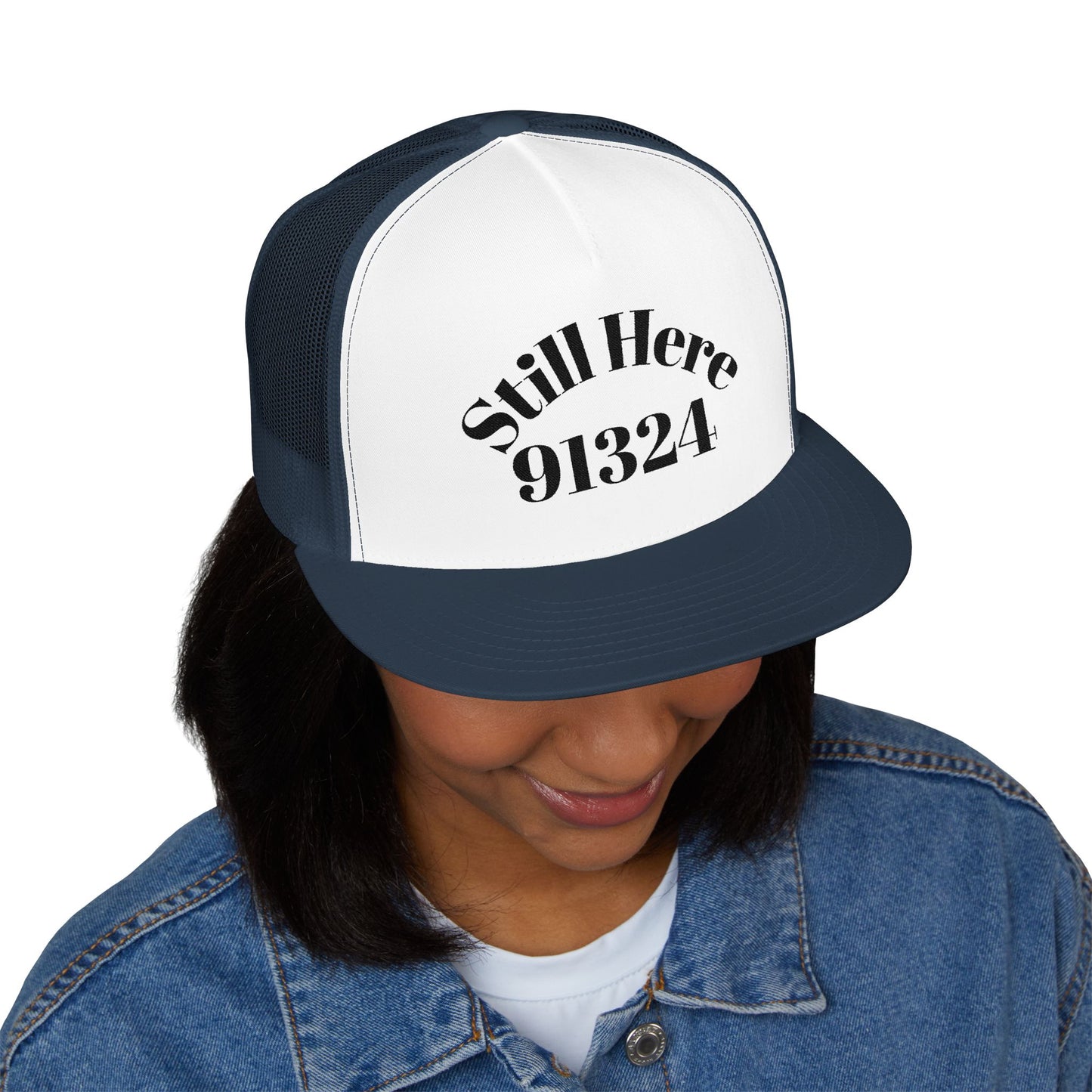 Embroidered 5 Panel Trucker Cap - Casual Cool, Perfect for Outdoors, Festivals, or Everyday Wear, Gift for Him/Her