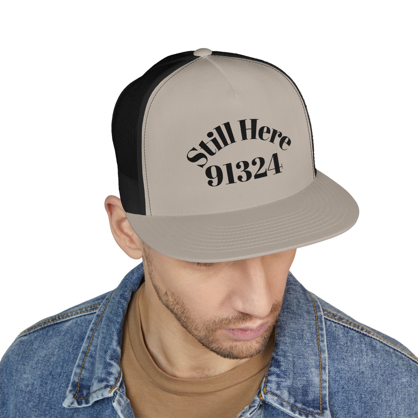 Embroidered 5 Panel Trucker Cap - Casual Cool, Perfect for Outdoors, Festivals, or Everyday Wear, Gift for Him/Her
