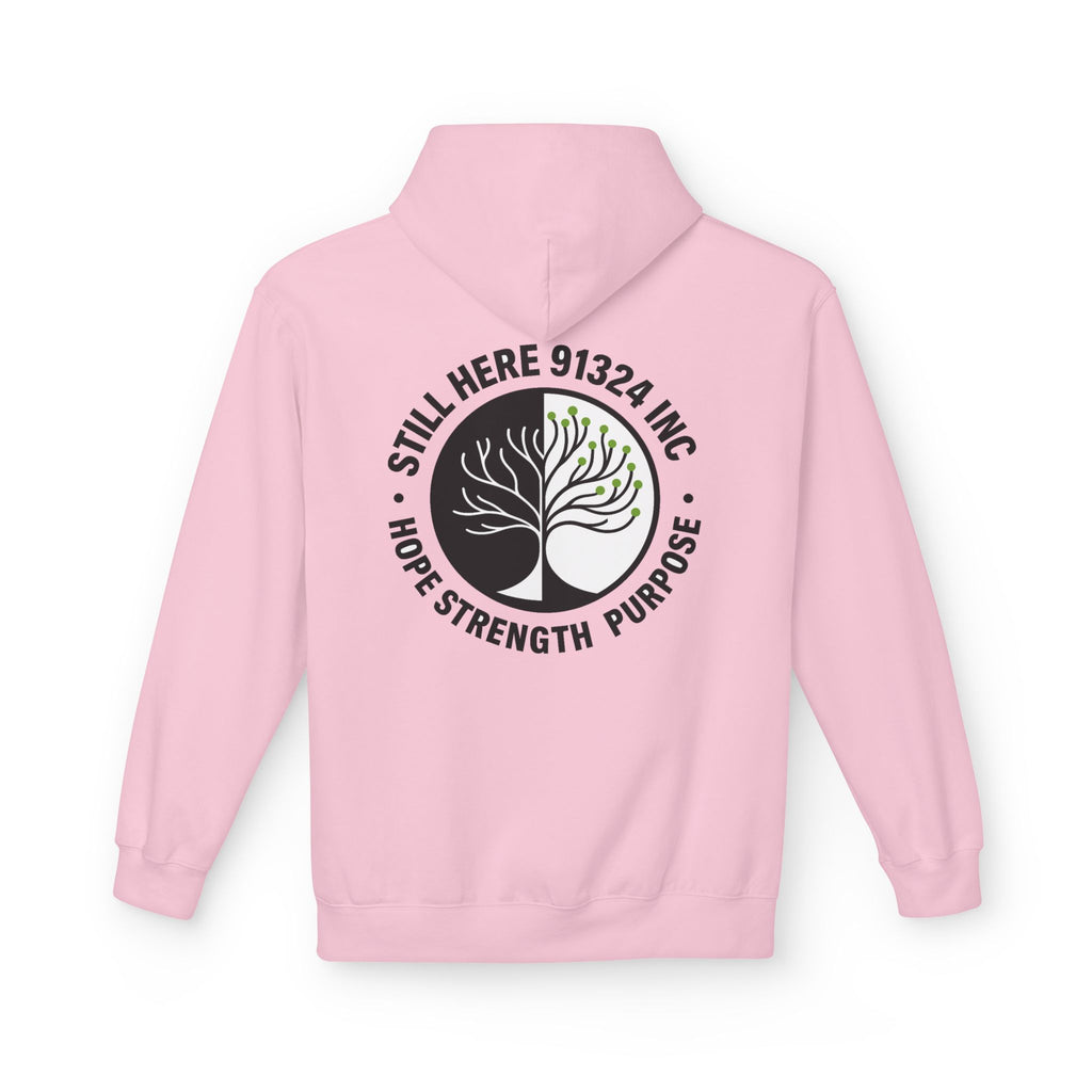 Unisex Fleece Hoodie - Hope Strength Purpose Design