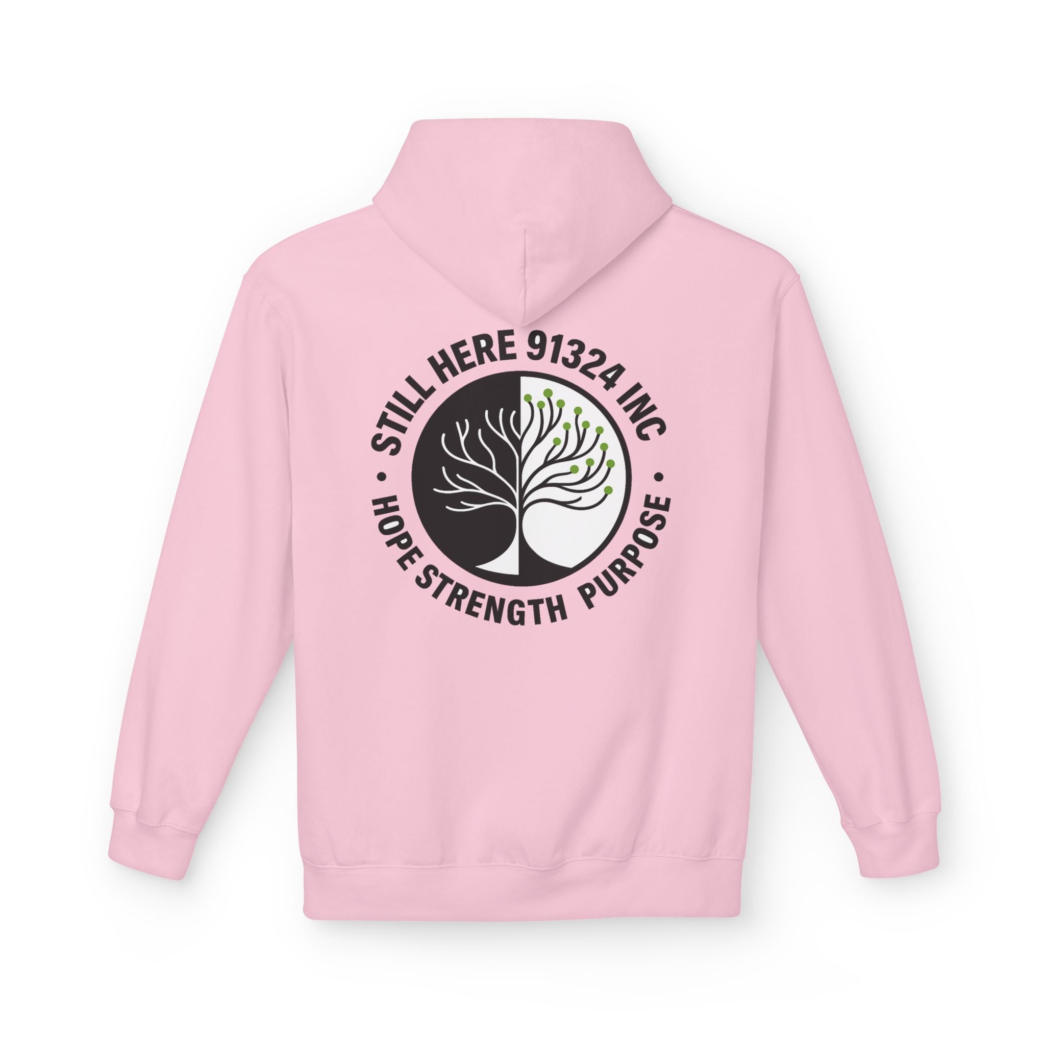 Unisex Fleece Hoodie - Hope Strength Purpose Design
