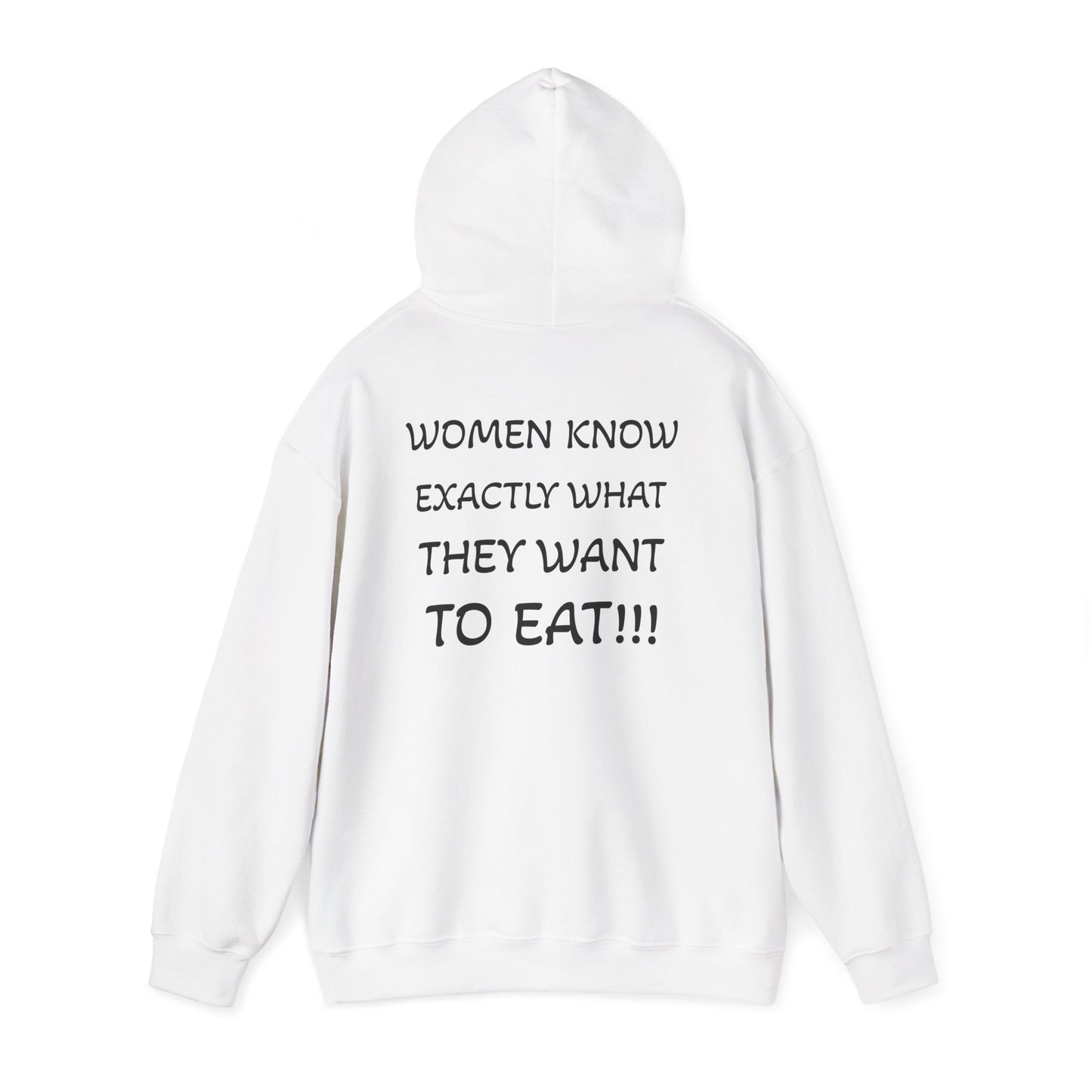 Funny Women's Food Humor Hoodie, Gift for Food Lovers, Cozy Sweatshirt for Casual Wear, Perfect for Birthdays, Holidays, or Parties