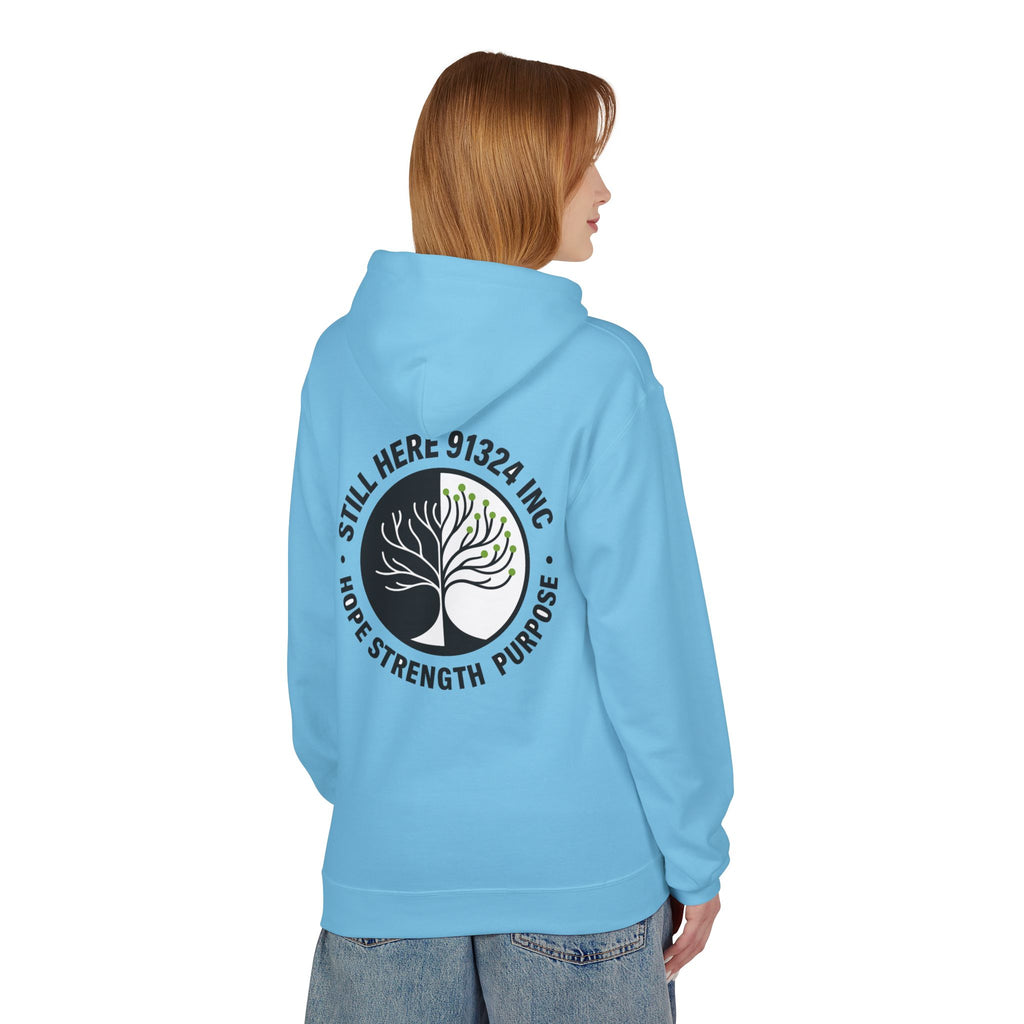 Unisex Fleece Hoodie - Hope Strength Purpose Design
