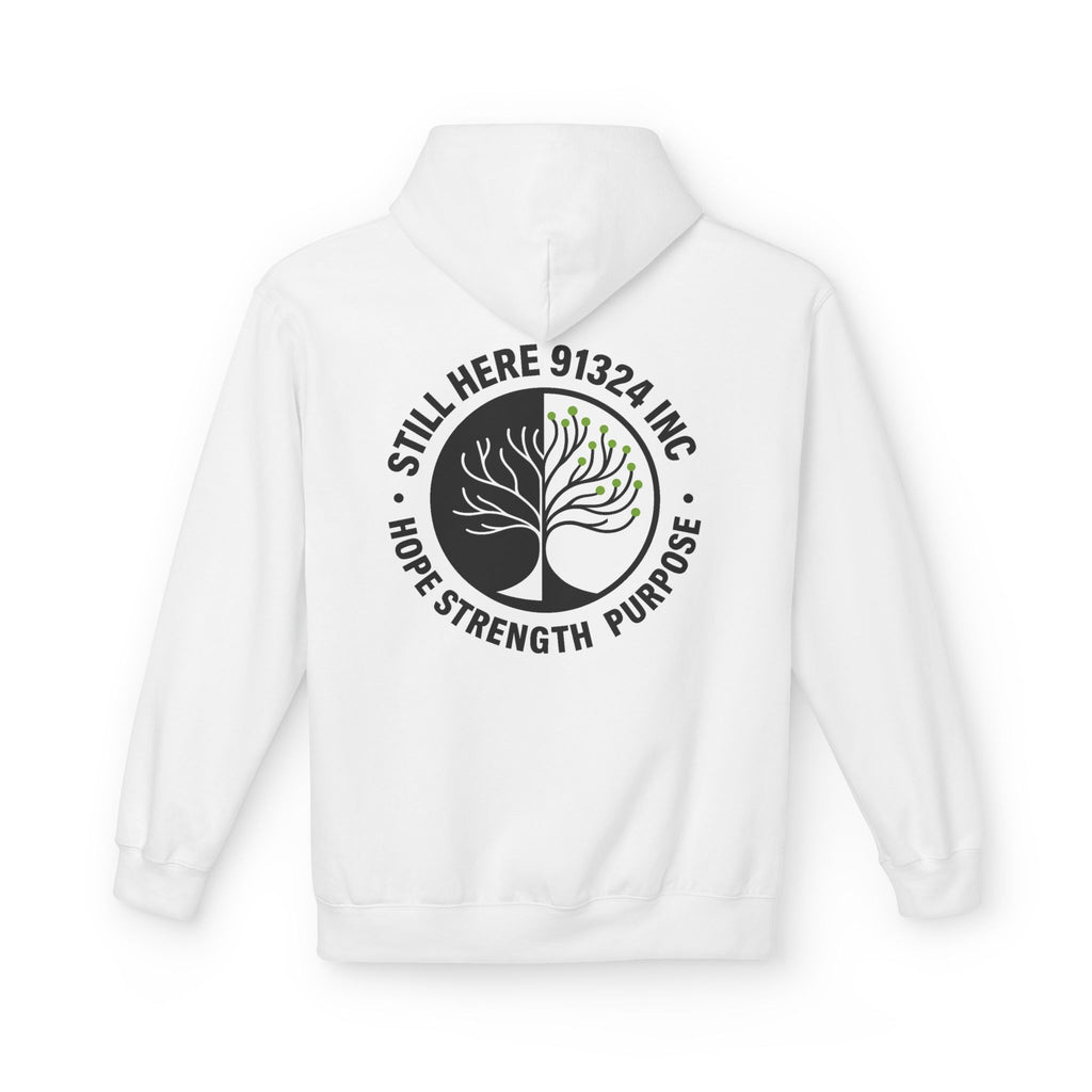 Unisex Fleece Hoodie - Hope Strength Purpose Design