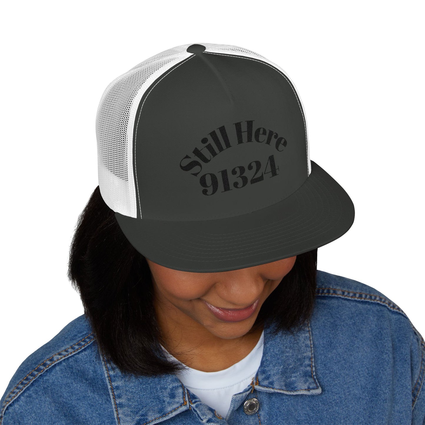 Embroidered 5 Panel Trucker Cap - Casual Cool, Perfect for Outdoors, Festivals, or Everyday Wear, Gift for Him/Her