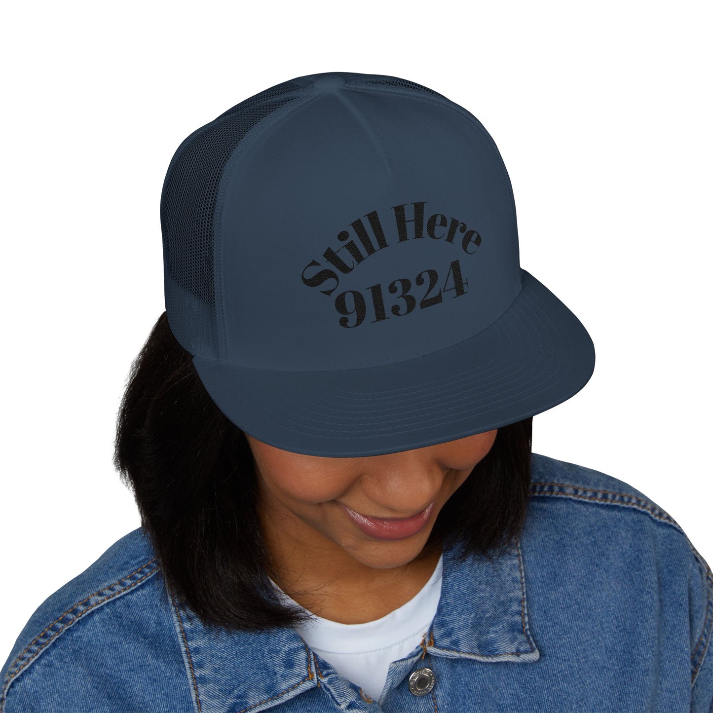 Embroidered 5 Panel Trucker Cap - Casual Cool, Perfect for Outdoors, Festivals, or Everyday Wear, Gift for Him/Her
