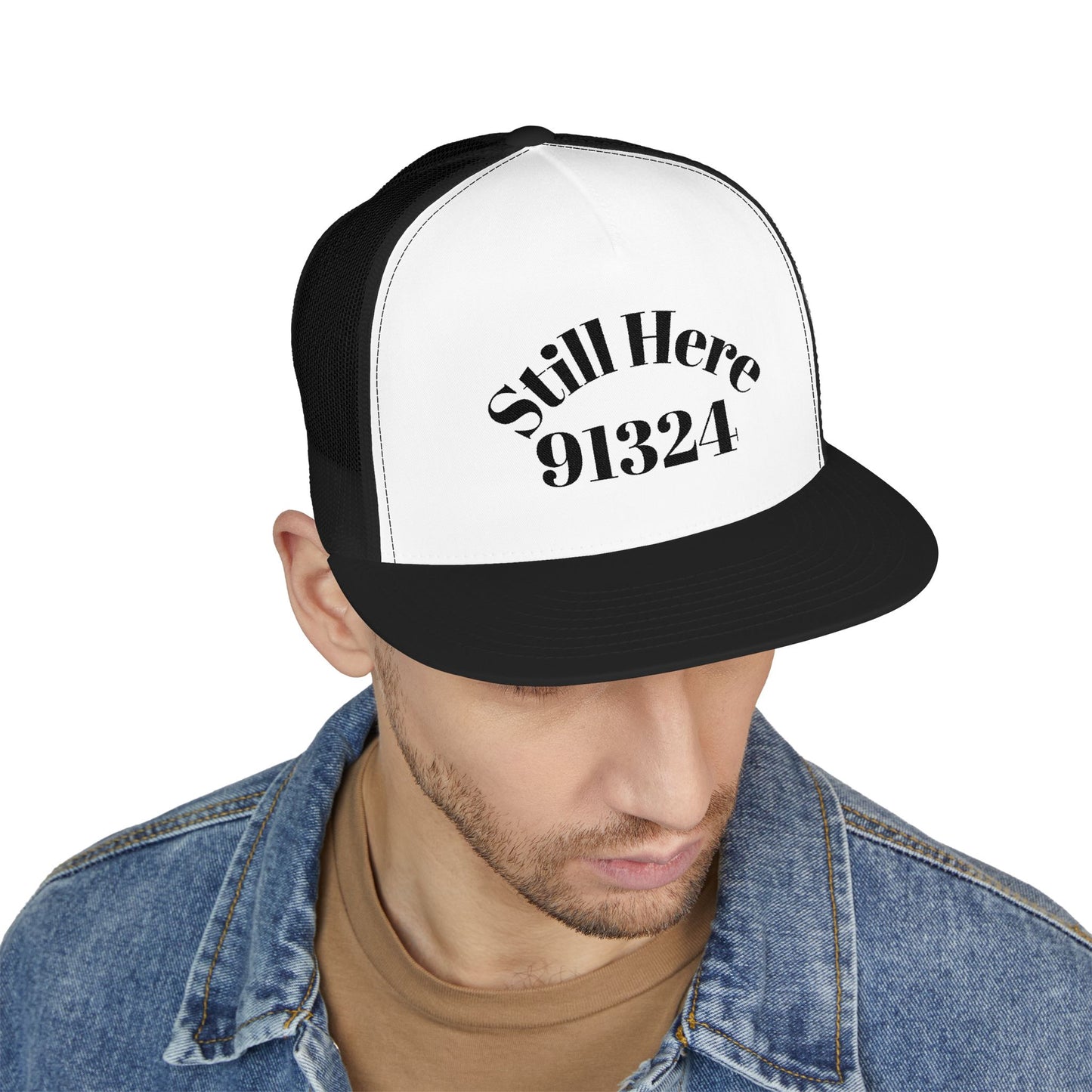 Embroidered 5 Panel Trucker Cap - Casual Cool, Perfect for Outdoors, Festivals, or Everyday Wear, Gift for Him/Her