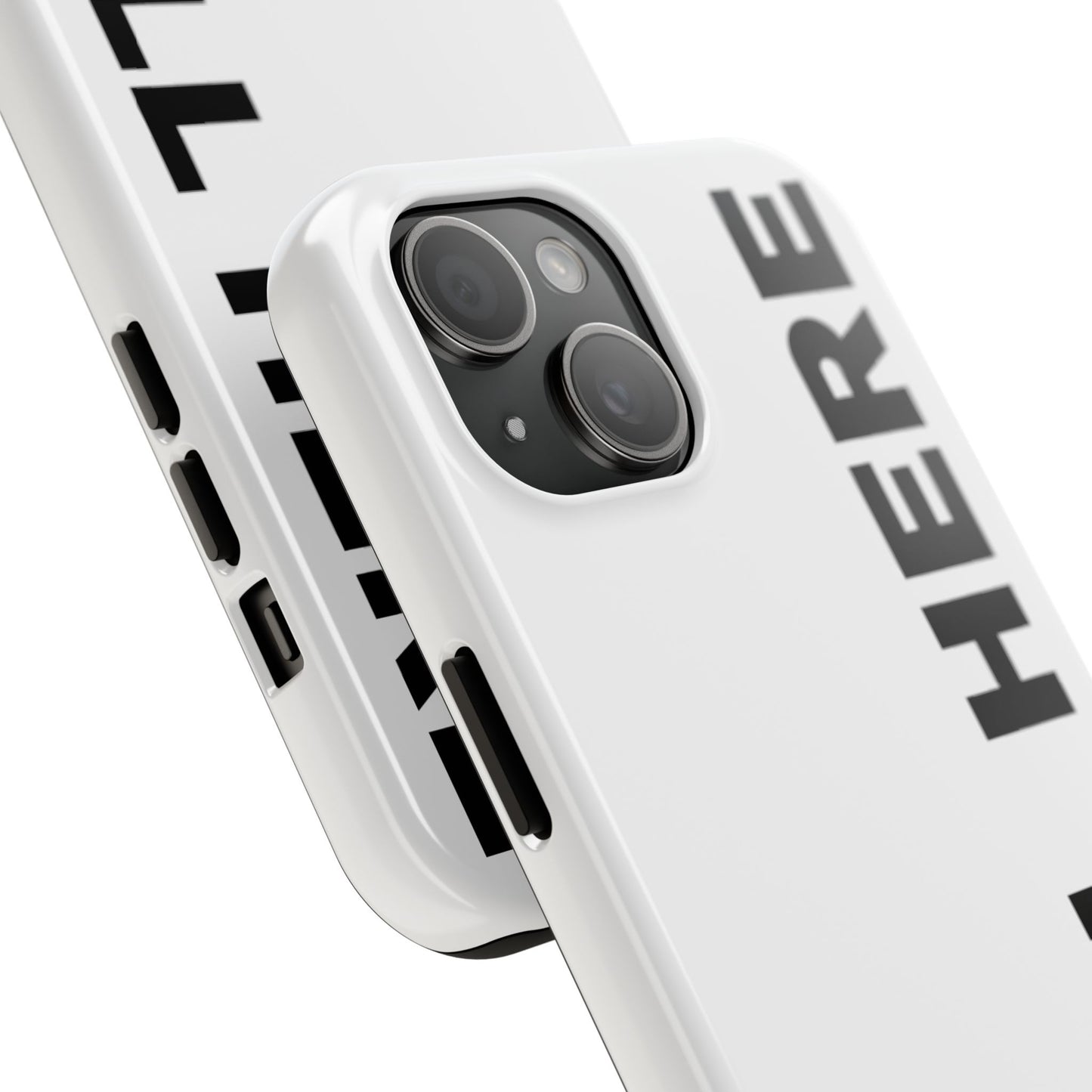 Stylish Tough Phone Cases - 'Still Here' Design, Durable Protection, Gifts for Teens, Motivational Accessories, Phone Cover, Trendy Style