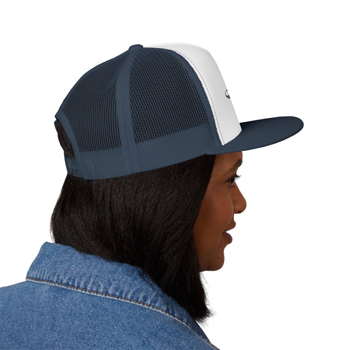 Embroidered 5 Panel Trucker Cap - Casual Cool, Perfect for Outdoors, Festivals, or Everyday Wear, Gift for Him/Her