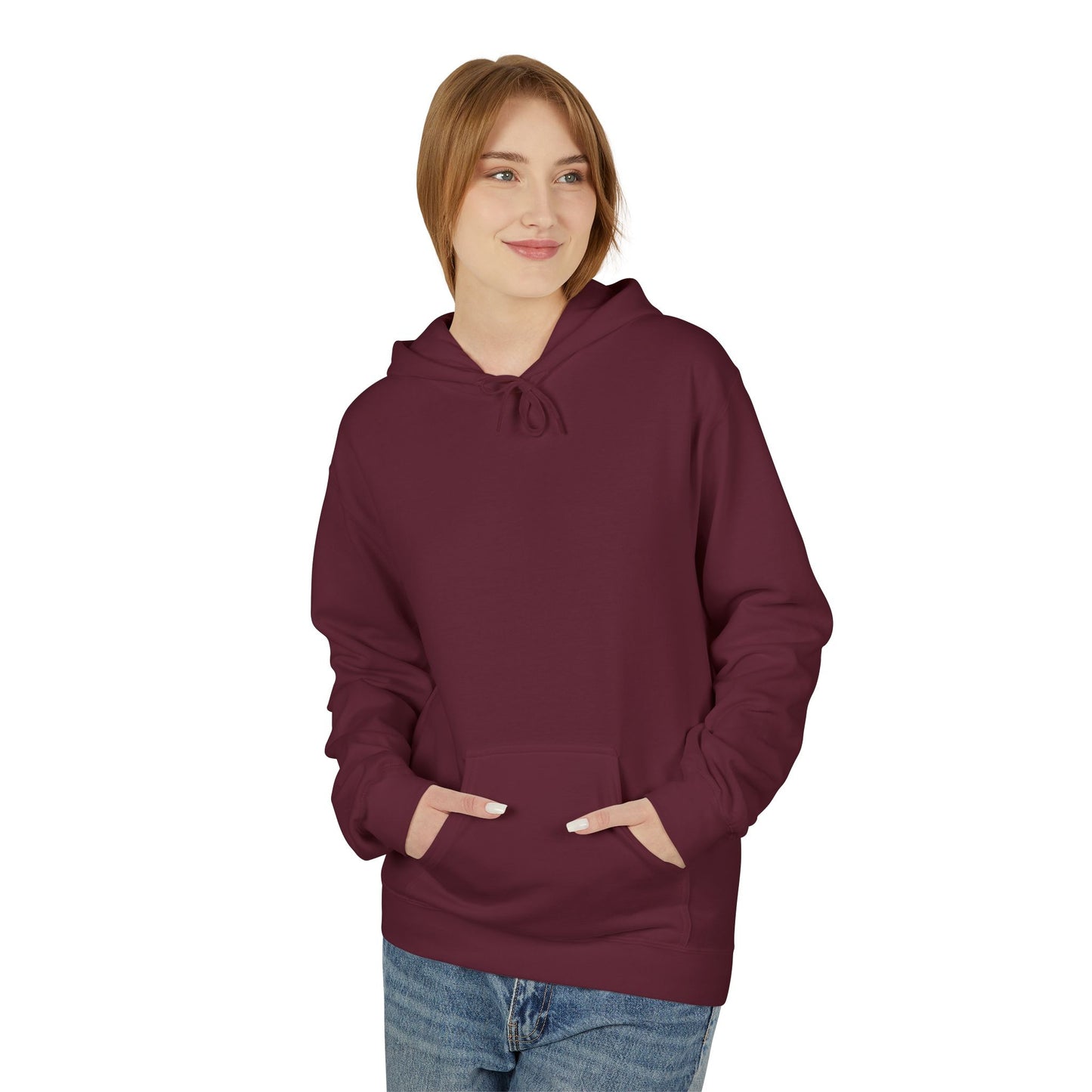 Men's Thoughtful Fleece Hoodie, Unisex Casual Wear, Gift for Him, Funny Hoodie, Comfortable Everyday Styling