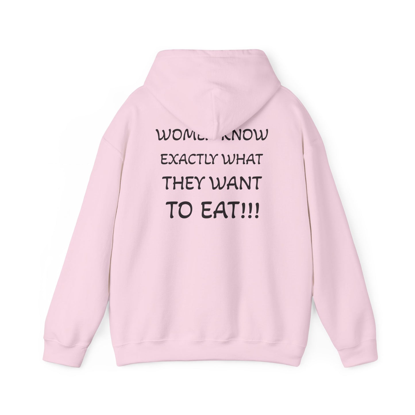 Funny Women's Food Humor Hoodie, Gift for Food Lovers, Cozy Sweatshirt for Casual Wear, Perfect for Birthdays, Holidays, or Parties