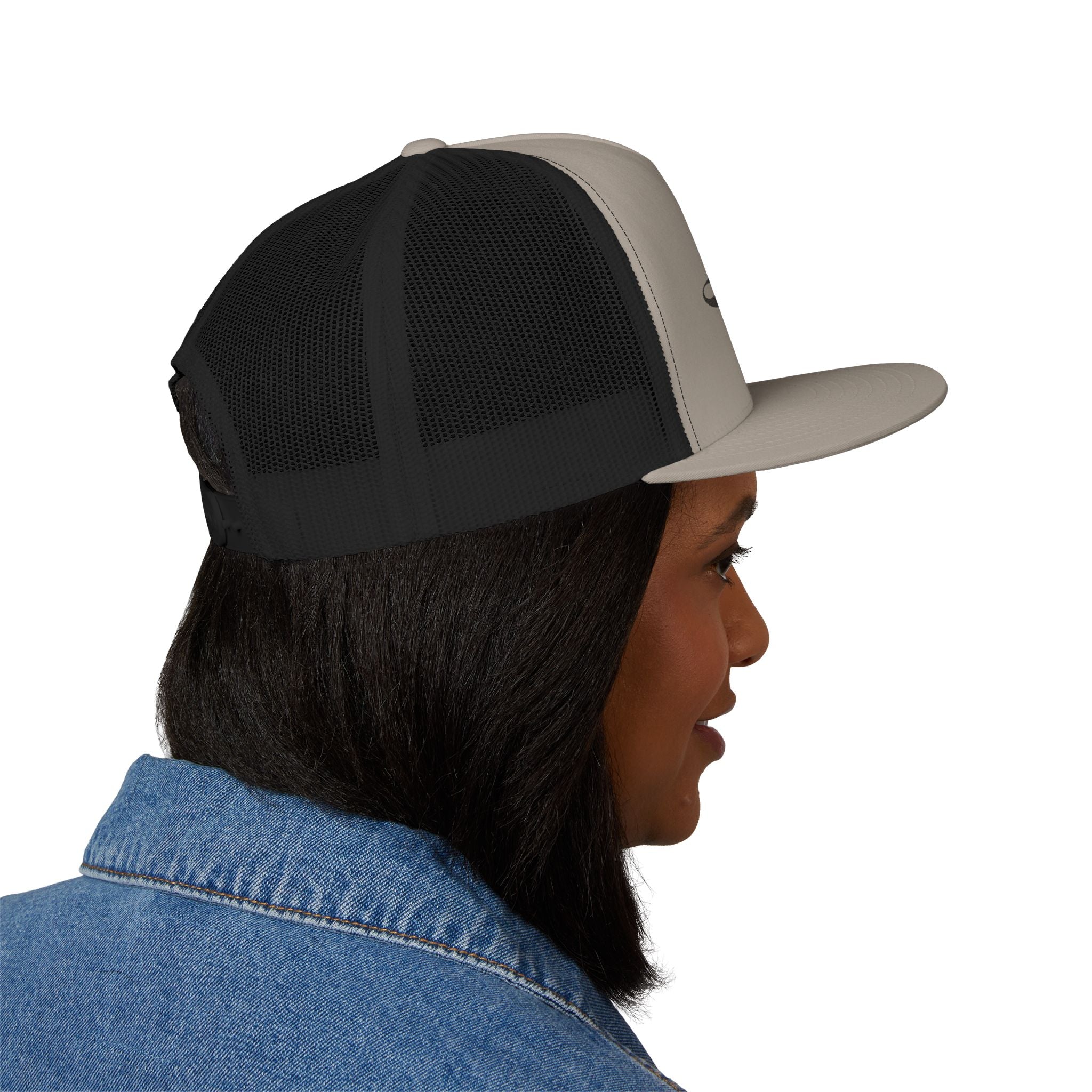 Embroidered 5 Panel Trucker Cap - Casual Cool, Perfect for Outdoors, Festivals, or Everyday Wear, Gift for Him/Her