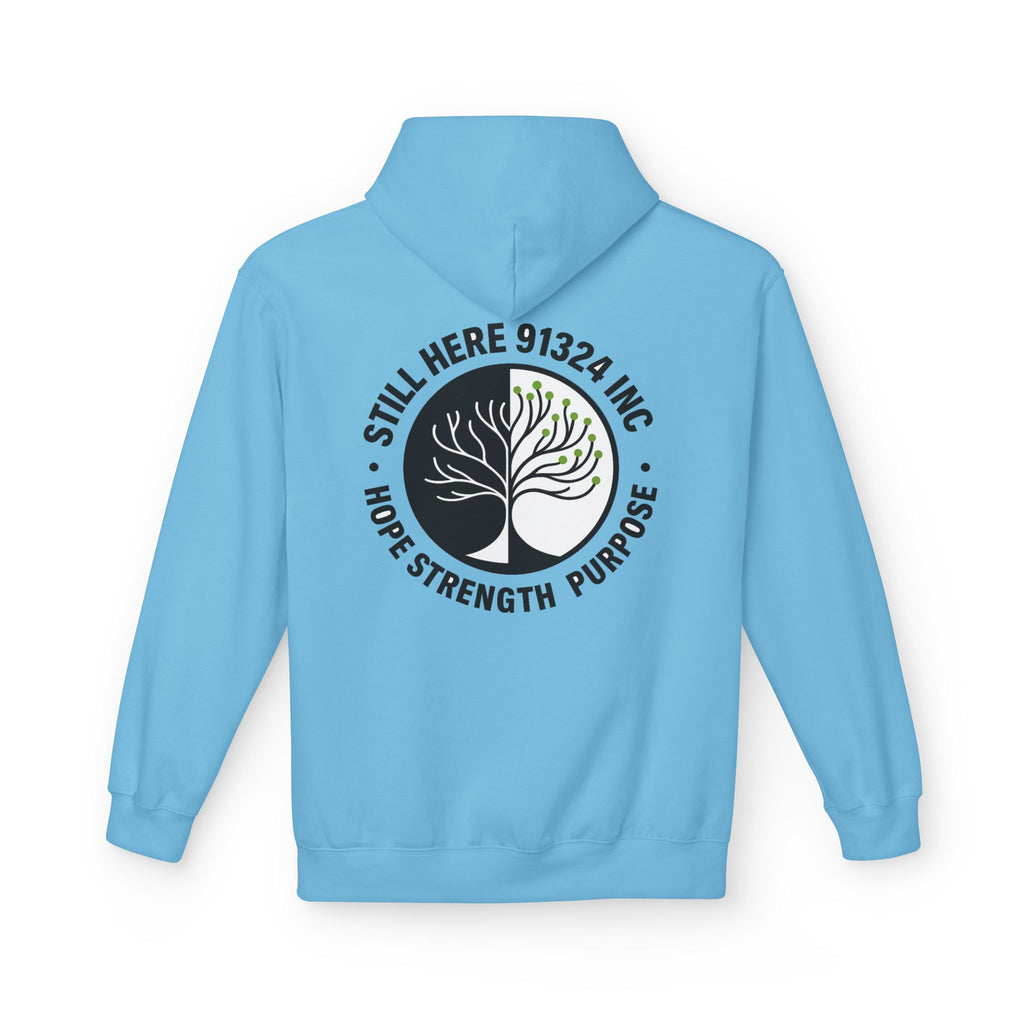 Unisex Fleece Hoodie - Hope Strength Purpose Design