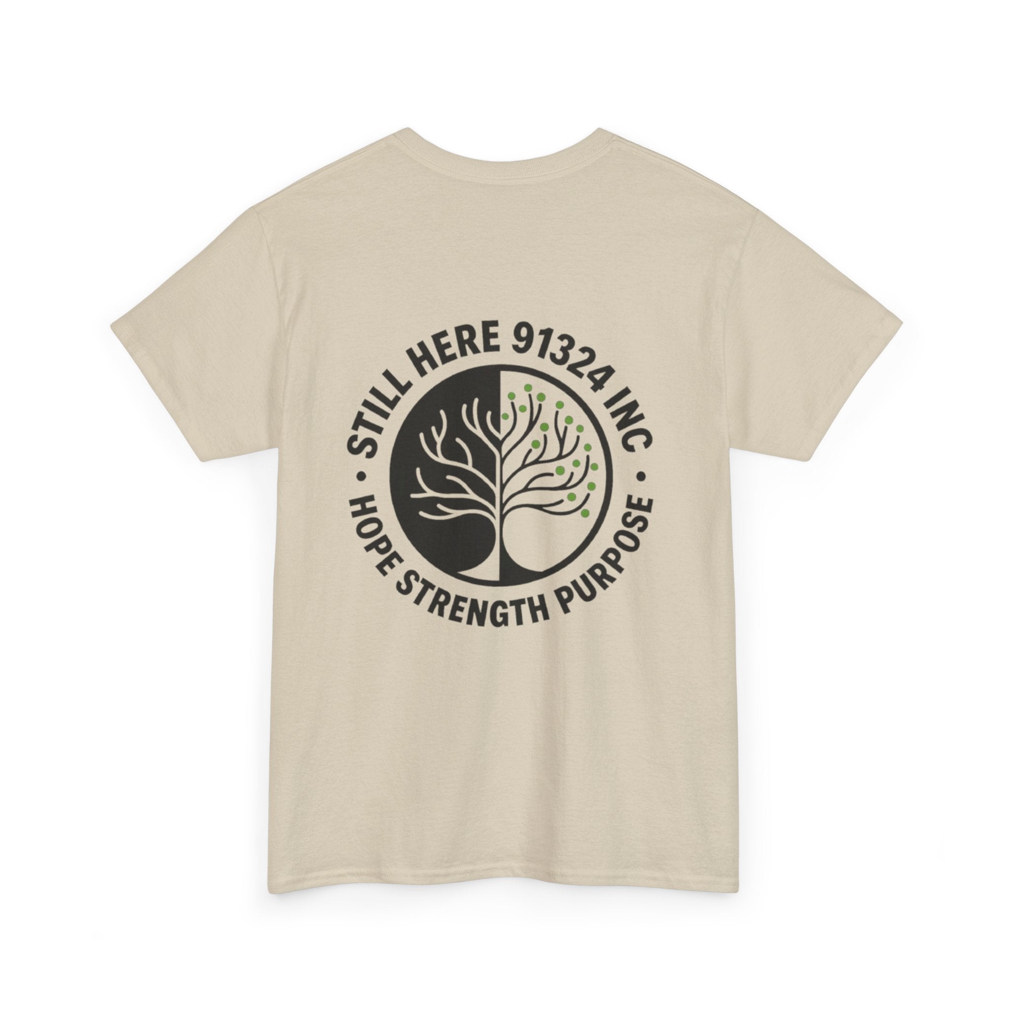 Still Here Unisex Heavy Cotton Tee - Hope Strength Purpose